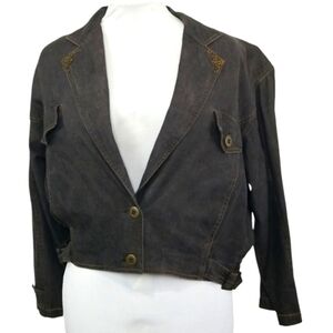 Leslie Fay SportsWear sz 12 denim jacket